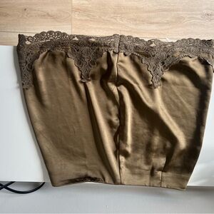 Urban Outfitters Brown Bandeau Skirt
